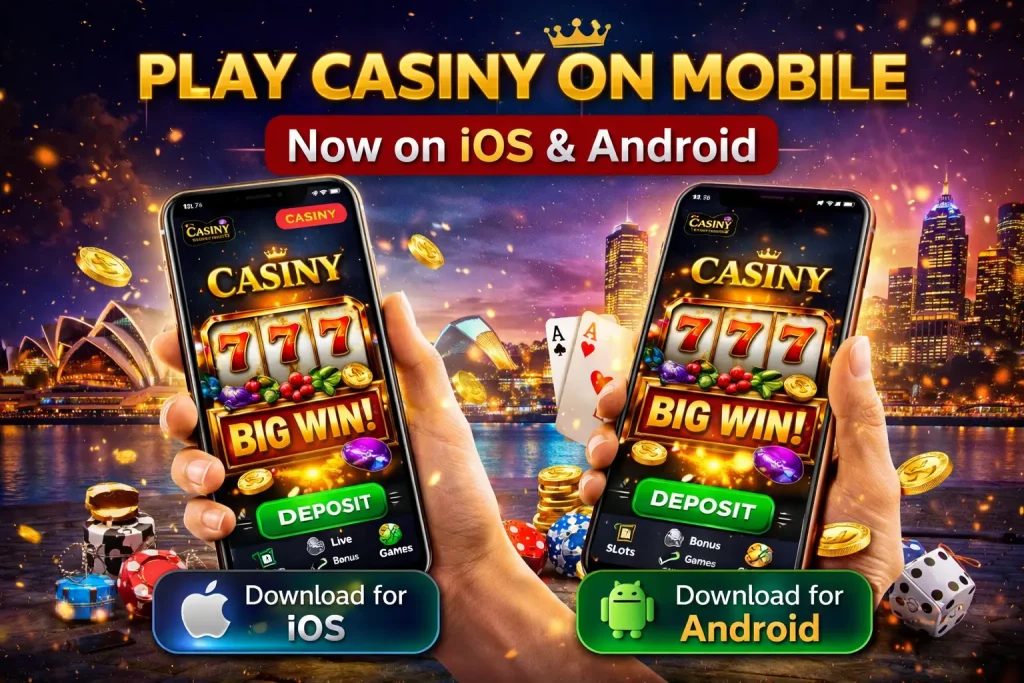Play casiny on mobile